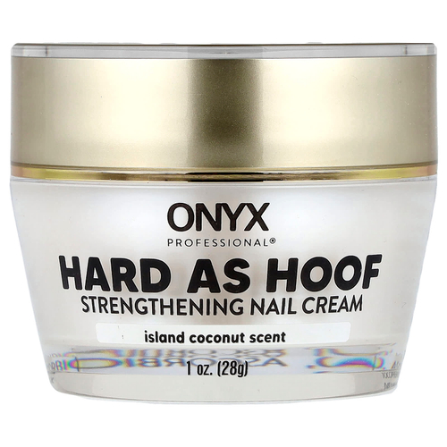 Onyx Professional, Hard As Hoof, укрепляющий крем для ногтей, кокос, 28 г (1 унция)