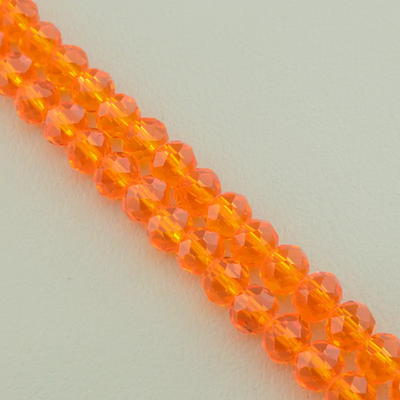 Нитка Чешский хрусталь 44 см. 7,5 мм. (Без замка)