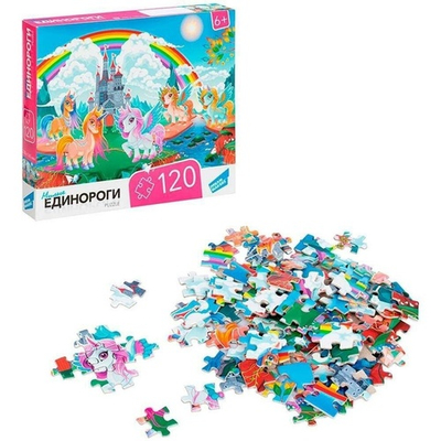 Пазл 120эл. "Единороги" (Dream Makers)