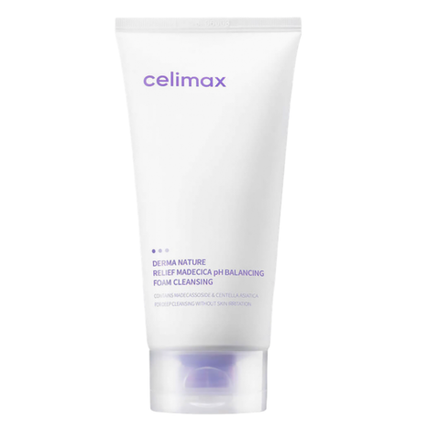 Слабокислотная очищающая пенка Celimax Derma Nature Relief Madecica pH Balancing Foam Cleansing, 150 мл