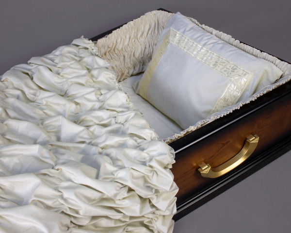 Комплект ритуальный "Эллада" бархат с постелью