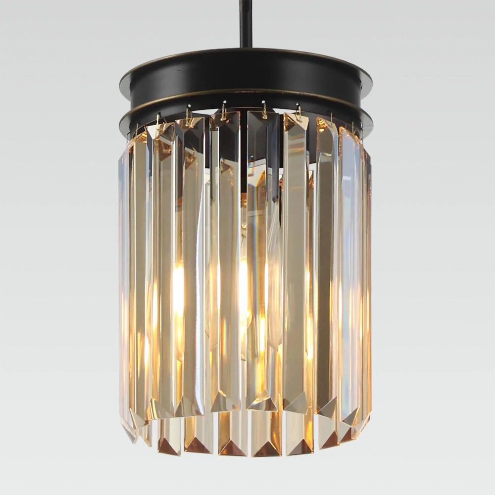 Citilux Мартин CL332012 Подвесной светильник хрустальный Шампань