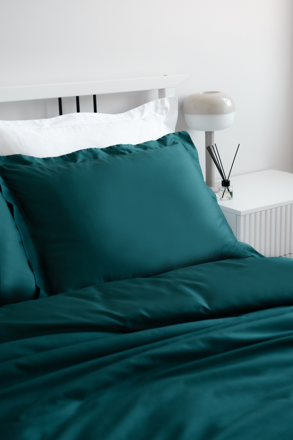 SERENITY 2 наволочки, сатин изумрудный