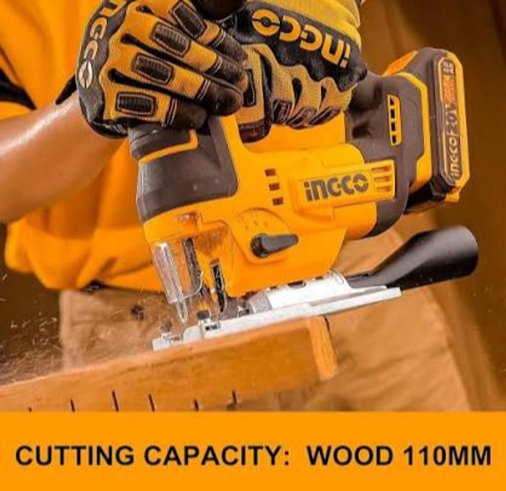 Аккумуляторный лобзик INGCO CJSLI1008 INDUSTRIAL 20 В