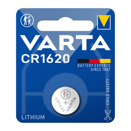Элемент питания VARTA ELECTRONICS CR1620 BL1 6620 (1/10/100)