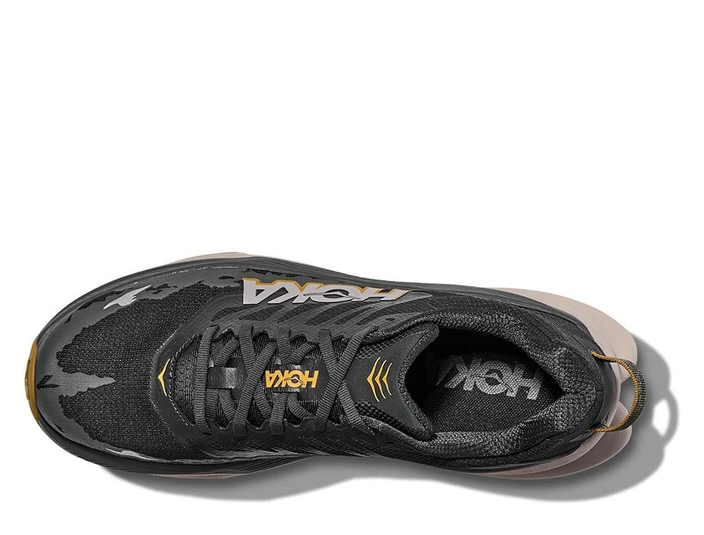 Мужские беговые кроссовки Hoka Torrent 4 M Черно-оранжевые