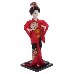 GAEM Фигурка декоративная "Гейша", L9,5 W9,5 H26,5 см