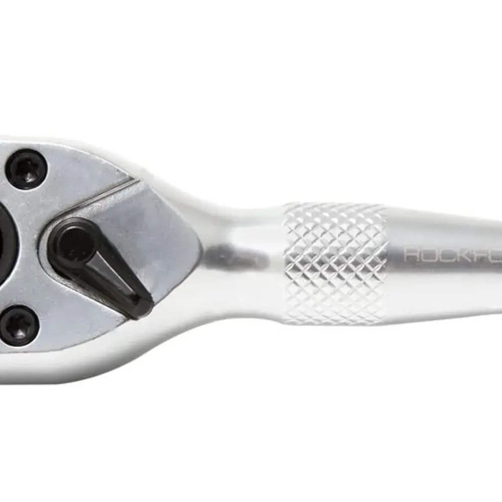 Трещотка реверсивная короткая с накаткой 3/8''(L-105мм 72зуб) RockForce##Rock FORCE RF-802326
