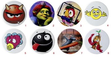 Значок Мультяшки ( в ассортименте )