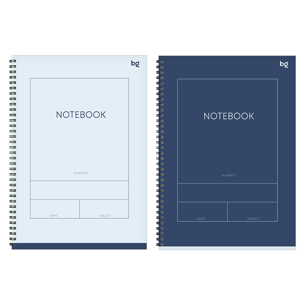 Тетрадь 96л., А4, клетка, на гребне BG "Mono style"