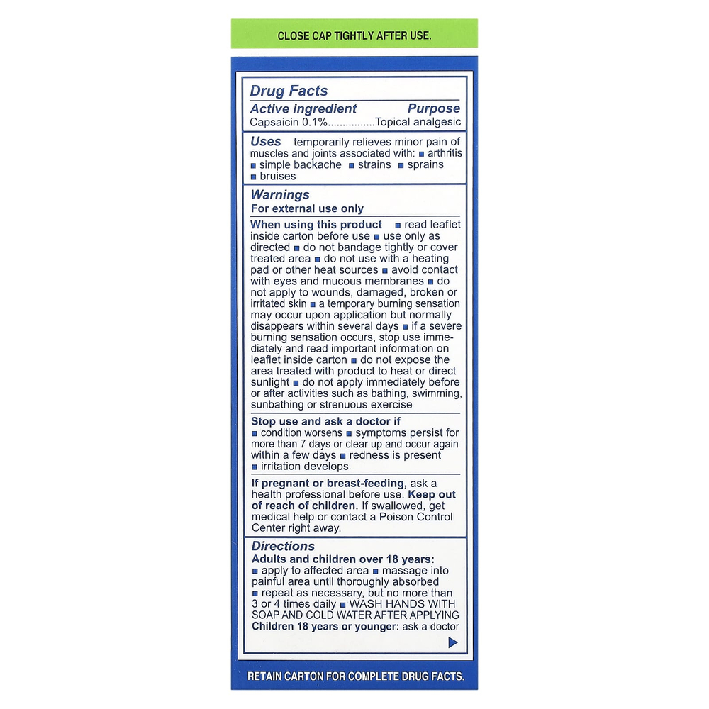 Earth's Care, крем от артрита, высокая эффективность, 68 г (2,4 унции)