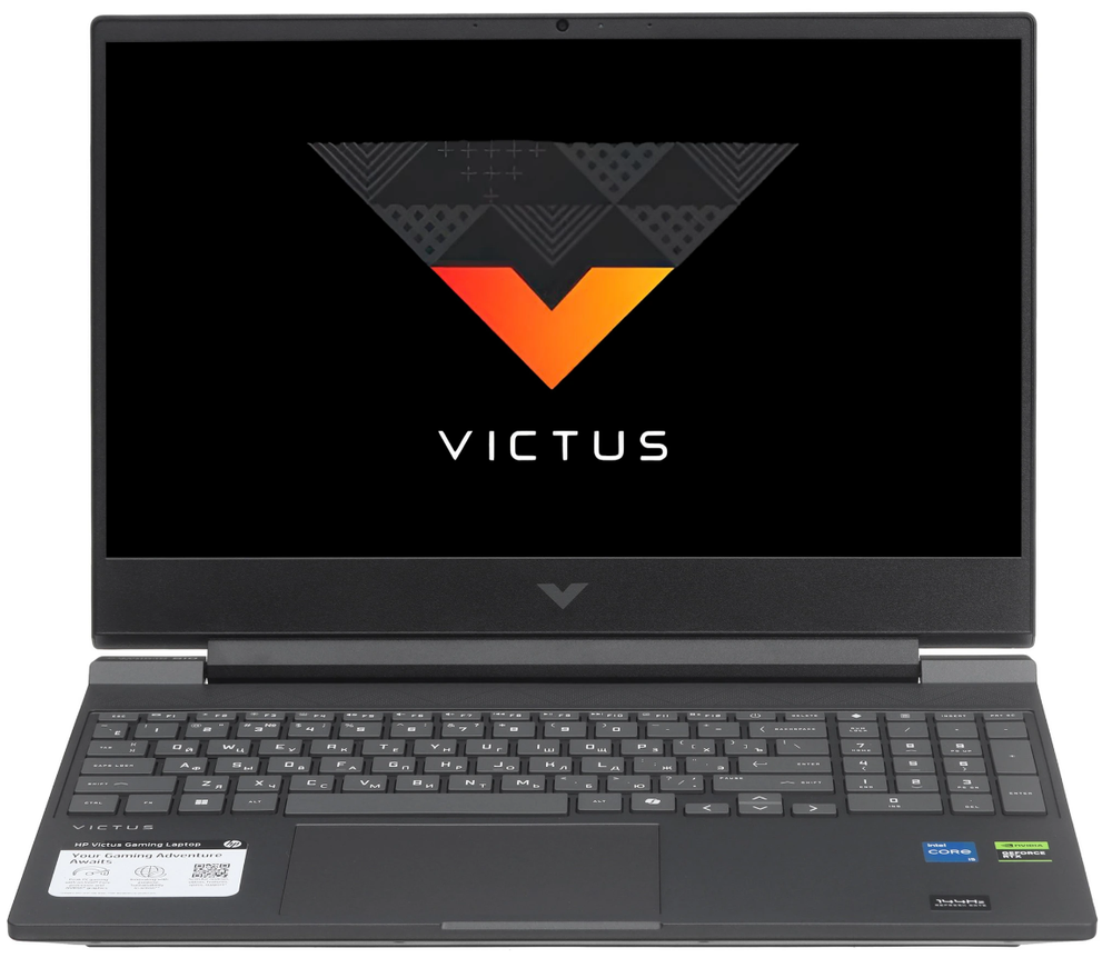 15.6" Ноутбук HP Victus R5 15-fb2082wn (1920x1080, AMD Ryzen 5 8645HS, RAM 8ГБ, SSD 512ГБ, Nvidia GeForce RTX 4050, OS Windows)