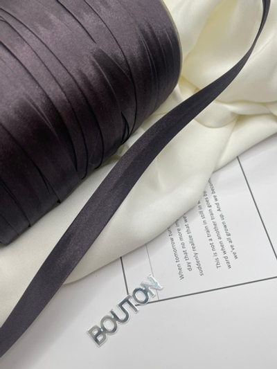 Косая бейка "Gamma" GK-12P 11 - 12 мм №118 т.коричневый