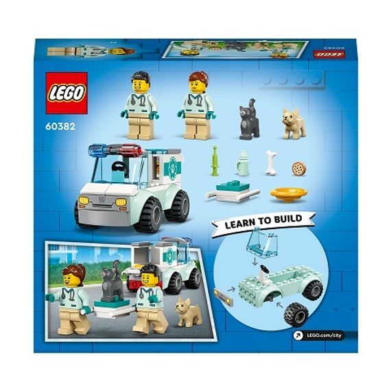 Lego konstruktor City 60382 Vet Van Rescue