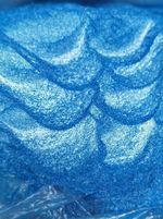 Премиум пигмент 8991 - Синий (с серебром) мерцающий - универсальный