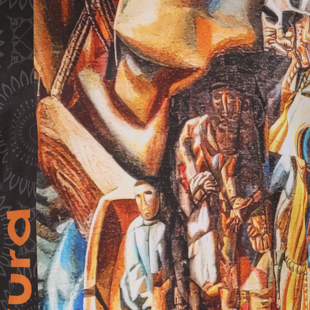 Мужская футболка с разноцветным принтом Sesmik by Vlad Sedov VS002/VS0056