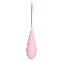 Розовый силиконовый вагинальный шарик 2,8см со шнурком Bior Toys Cosmo CSM-23139-1