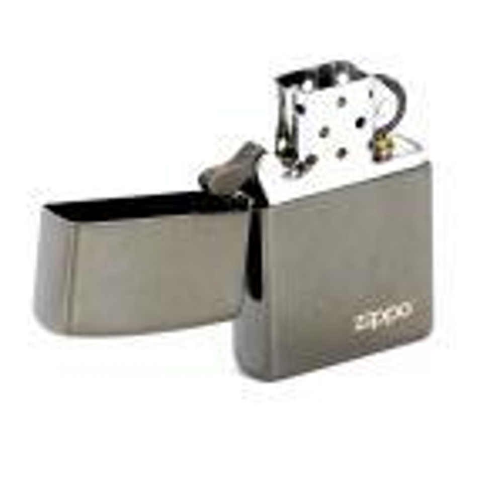 Зажигалка ZIPPO Classic Black Ice® Логотип Zipoo  ZP-150ZL