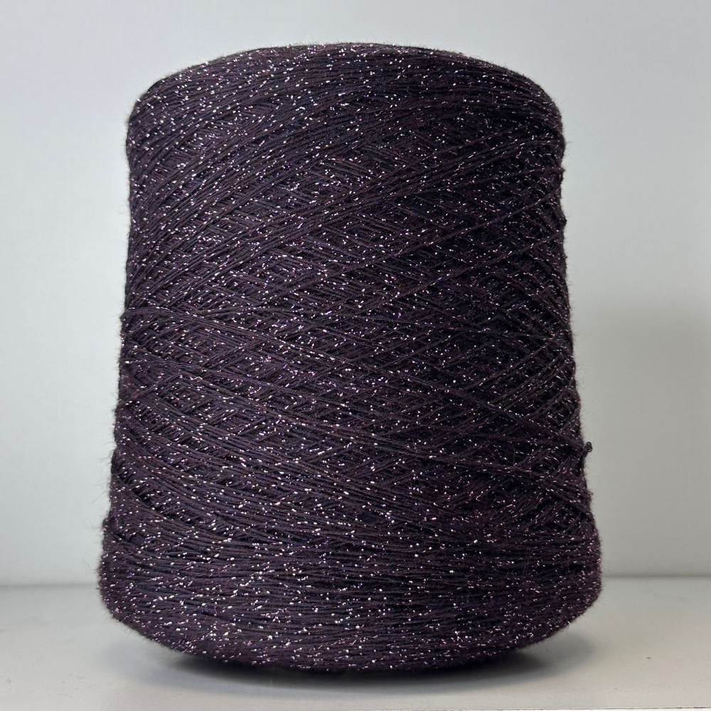 STAR - Sudwollegroup; 91% меринос, 5% п/а, 4% люрекс; 700м/100гр; цвет: холодный сливовый; S710; Есть мал. бобинка: 200гр.