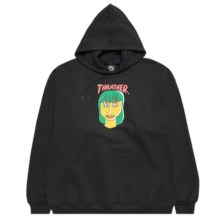 Худи Thrasher Talk Shit By Gonz Hood Black