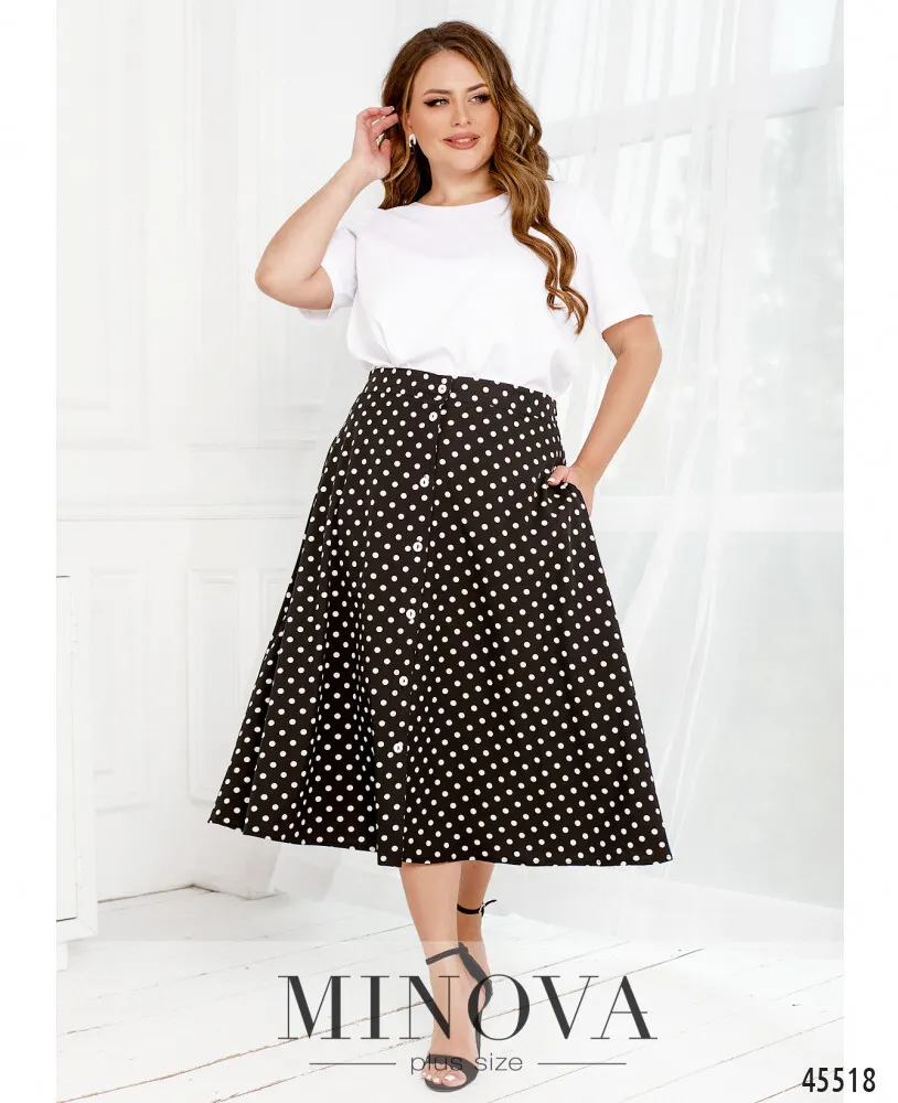 Костюм 2284-черный-белый Minova
