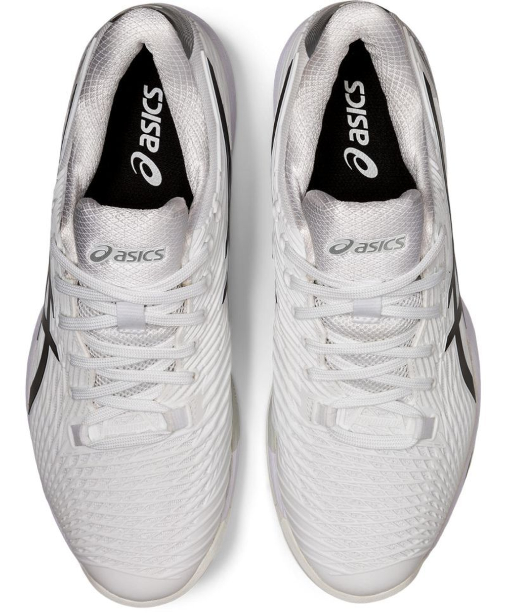 Мужские кроссовки теннисные Asics Solution Speed FF 2 - white/black