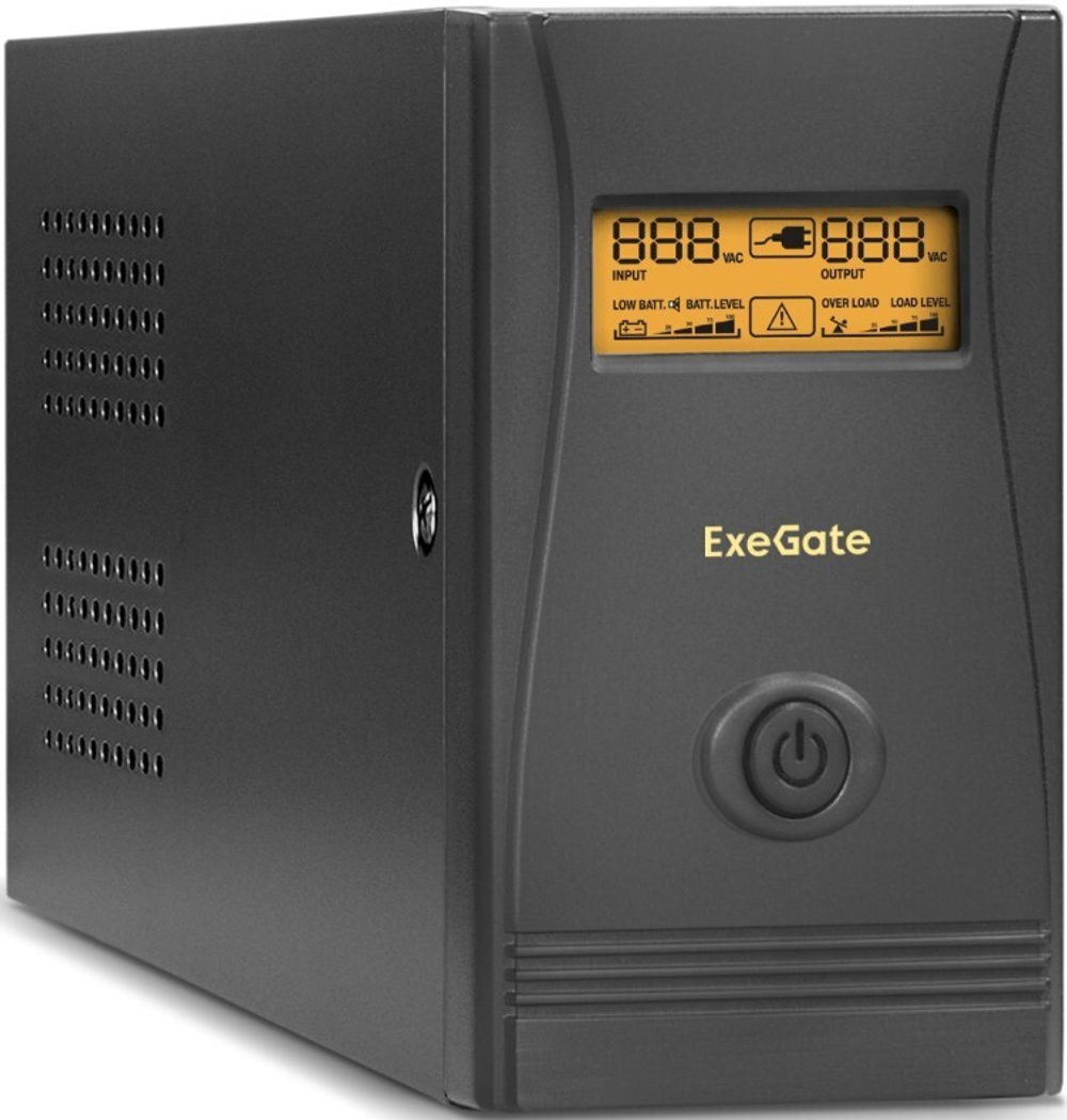 Источник бесперебойного питания  Exegate Power Smart ULB-650.LCD.AVR.EURO