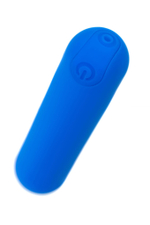 Вибропуля A‑Toys Nep – перезаряжаемая, силикон, 8 см, синяя