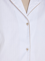 Пижама Suite Pyjama in white (1) рубашка с коротким рукавом + брюки