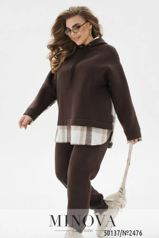 Костюм 2476-шоколадный Minova
