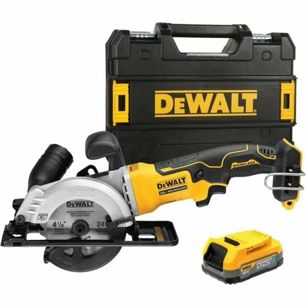 Пила дисковая аккумуляторная DeWalt DCS571E1T