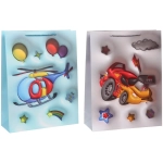 Пакет подарочный «Самолет» 31*40*12 см, микс