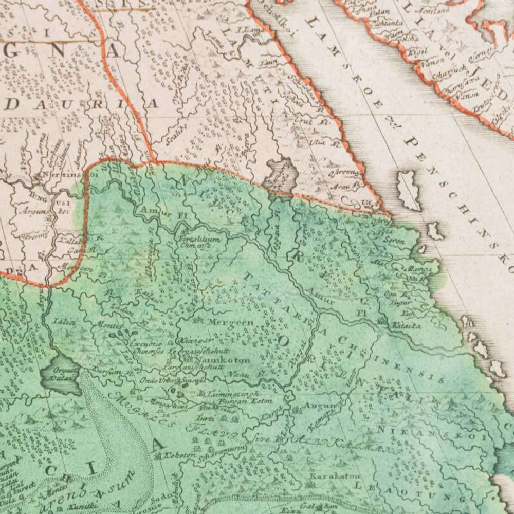 Общая новейшая карта всей Российской Империи