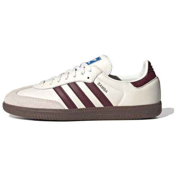Кроссовки adidas originals SAMBA OG для скейтборда Низкие Белые кроссовки