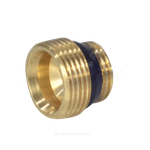 Переходник латунь 1/2"x3/4" под евроконус НР R483 Giacomini R483Y023