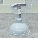 Вантуз "Disco" D125мм серебряный