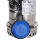 Насос дренажный STOUT SPD - 0,25 кВт (Hmax 7,2 м, Qmax 150 л/мин, кабель 10 м)