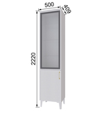 Гостиная Толедо Пенал-витрина ТШ-1