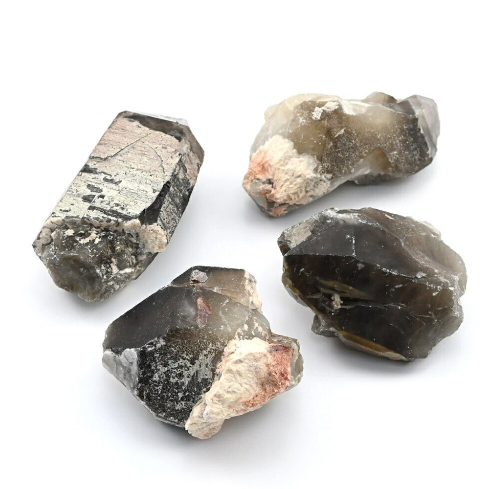 Кристалл раухтопаза (дымчатого кварца) 64*45*37 мм., 130-159 гр.