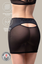 Полупрозрачная юбка Evenness (Размер: 50-52) (Цвет: черный)