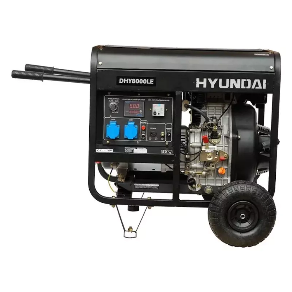 Дизельный генератор HYUNDAI DHY 8000LE