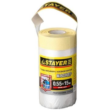 Пленка STAYER защитная с клейкой лентой 0,55х15м