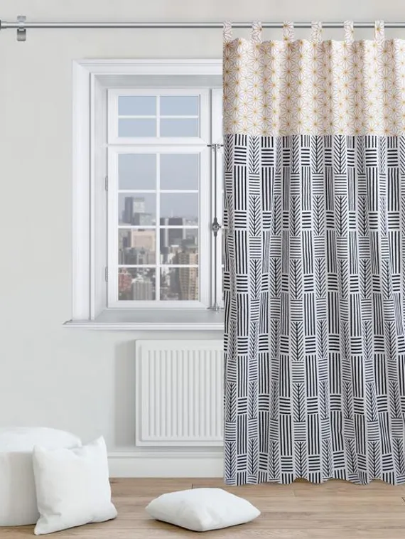 Штора портьерная Этель "Абстракция" 140*170см, 130 гр/м2, 100% хлопок