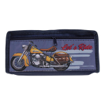 Пенал мягкий 2 отделения "Мото" 3 цвета микс