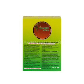 Краска для волос на основе хны Sangam N6 Herbals Dark Brown Чистый табачный 100 г