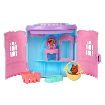 Дом для куклы с фигуркой и мебелью, коробка 6600-15