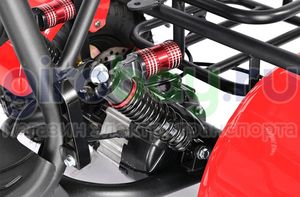 Электроскутер WHITE SIBERIA TRIKE MINI 1500W - Красный фото №15