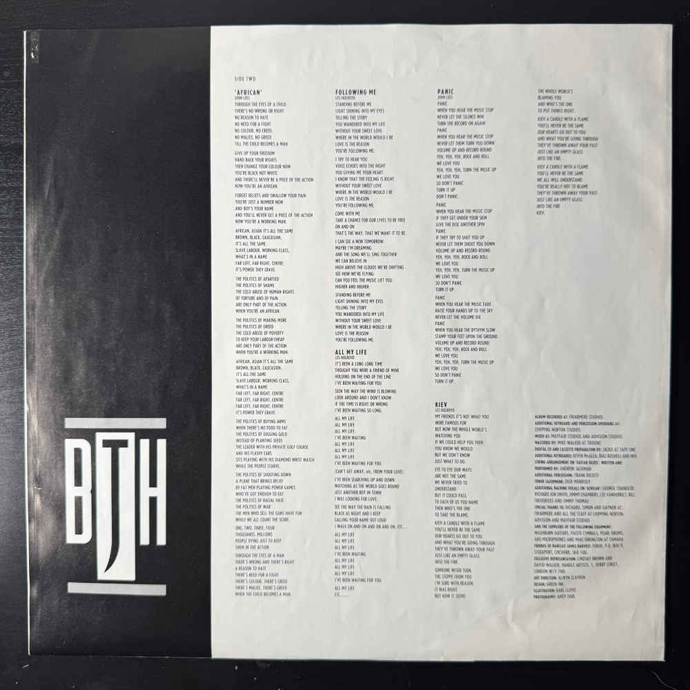 Barclay James Harvest - Face To Face (Германия 1987г.)