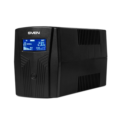 Источник бесперебойного питания SVEN Pro 650 (LCD, USB)