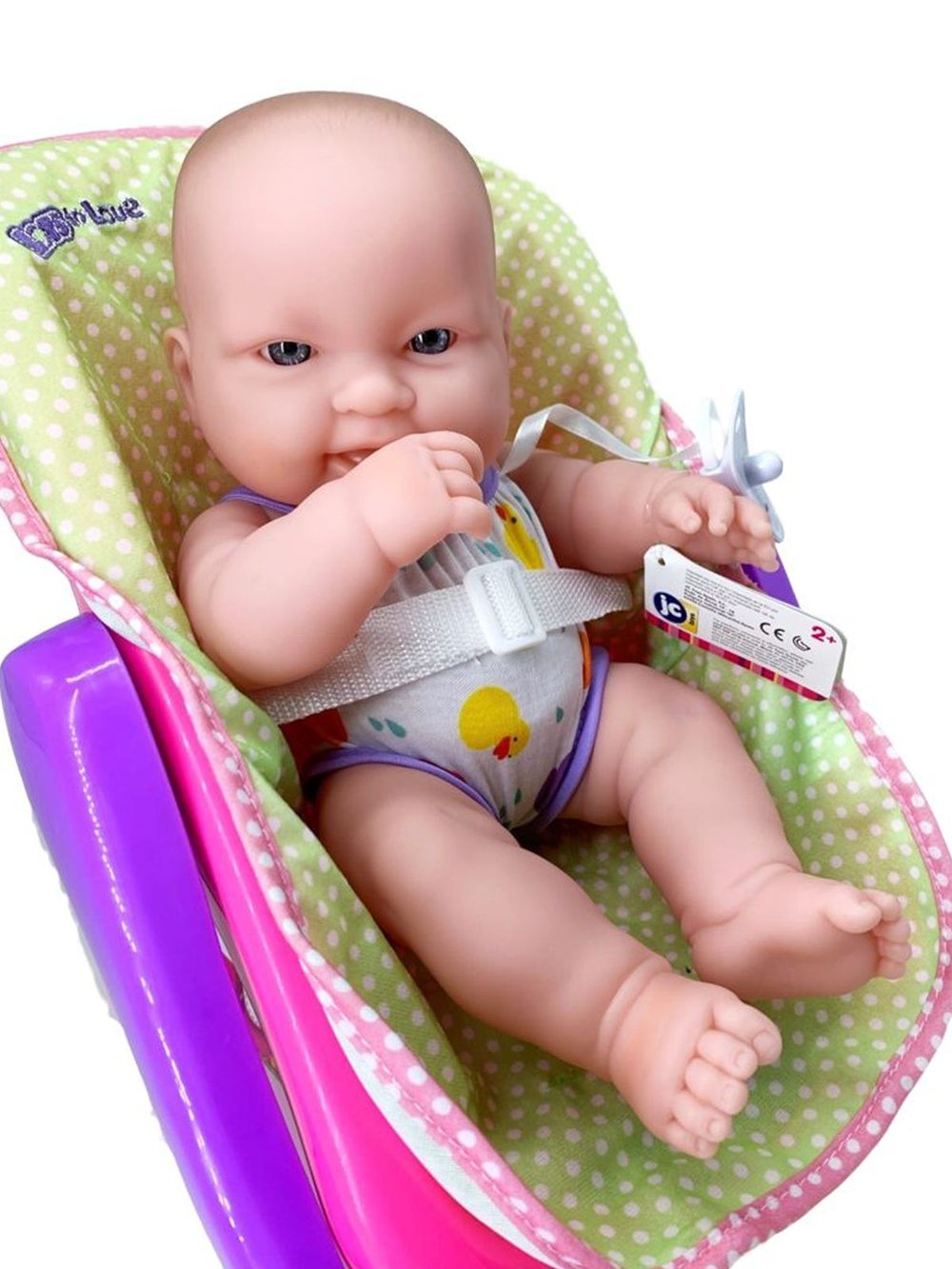 Пупс BERENGUER виниловый 36см в люльке-переноске (16132)